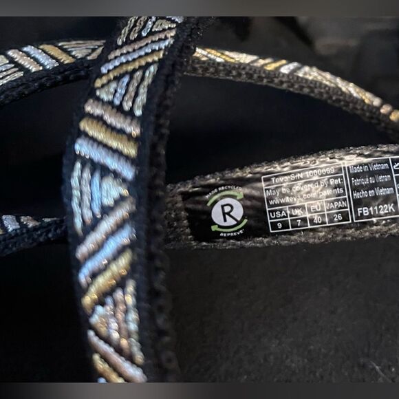 TEVA Mush Mandalyn Wedge Sandals 9 - Picture 5 of 7